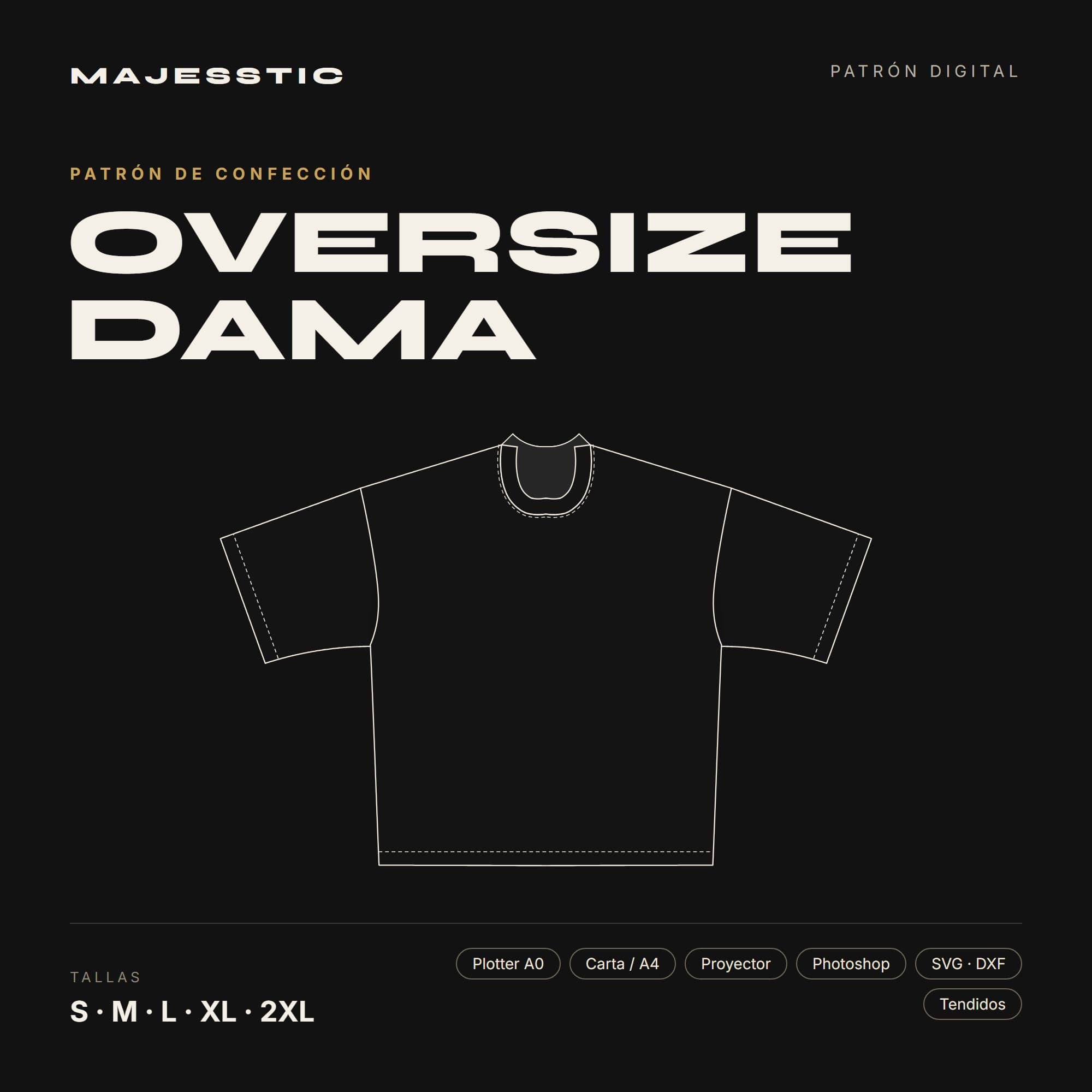 Franela Oversize Dama