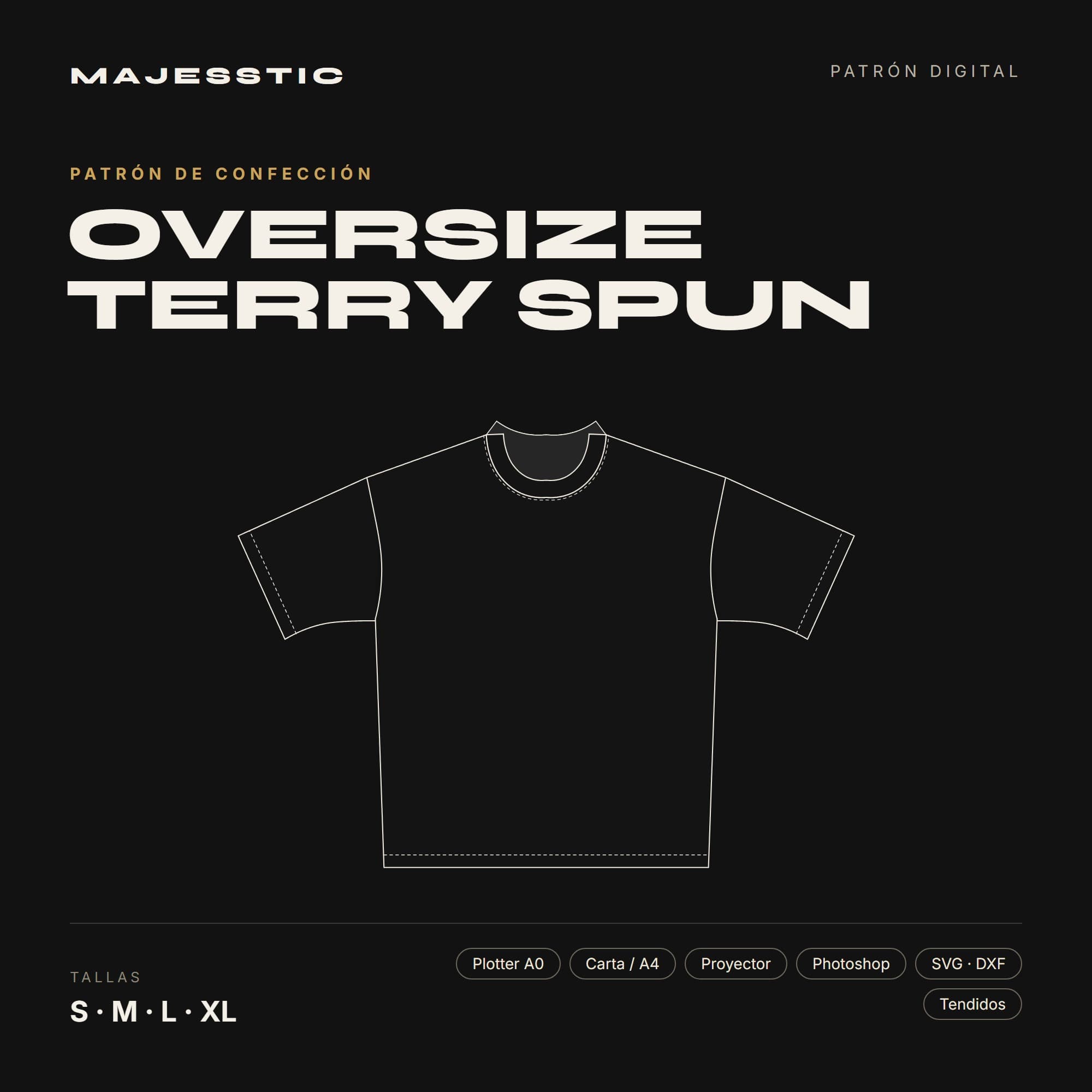 Franela Oversize Terry Spun